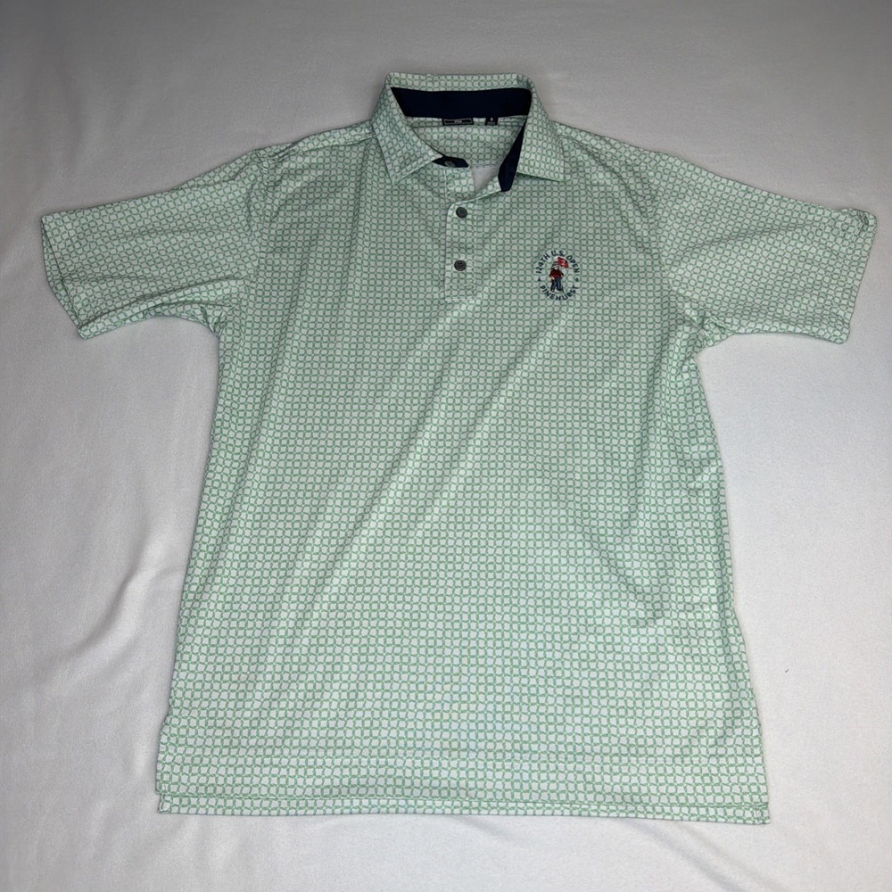 FootJoy FJ 124th U.S. Open Pinehurst Golf Polo Men's S Green Stretch EUC